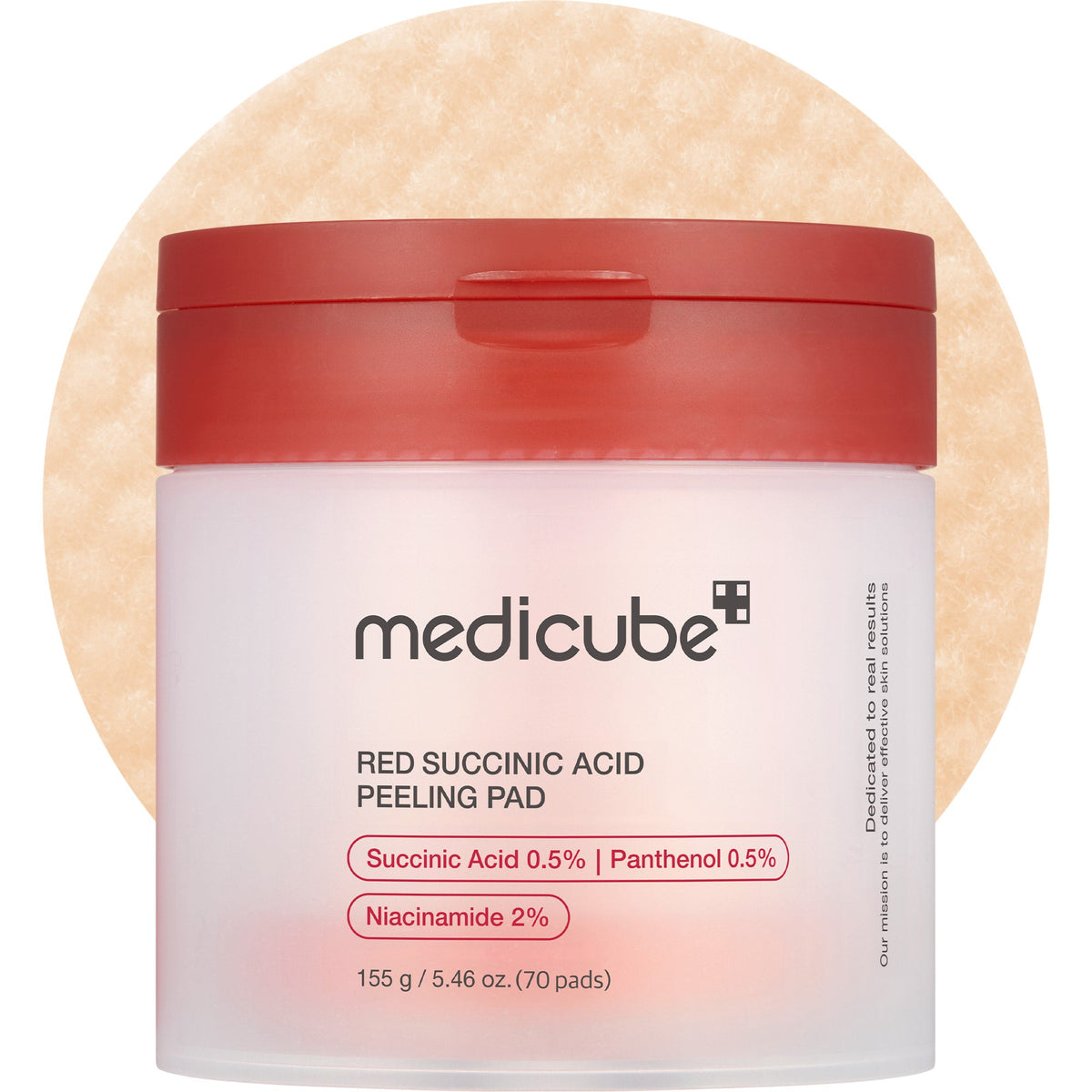 Red Succinic Acid Panthenol Pads F8