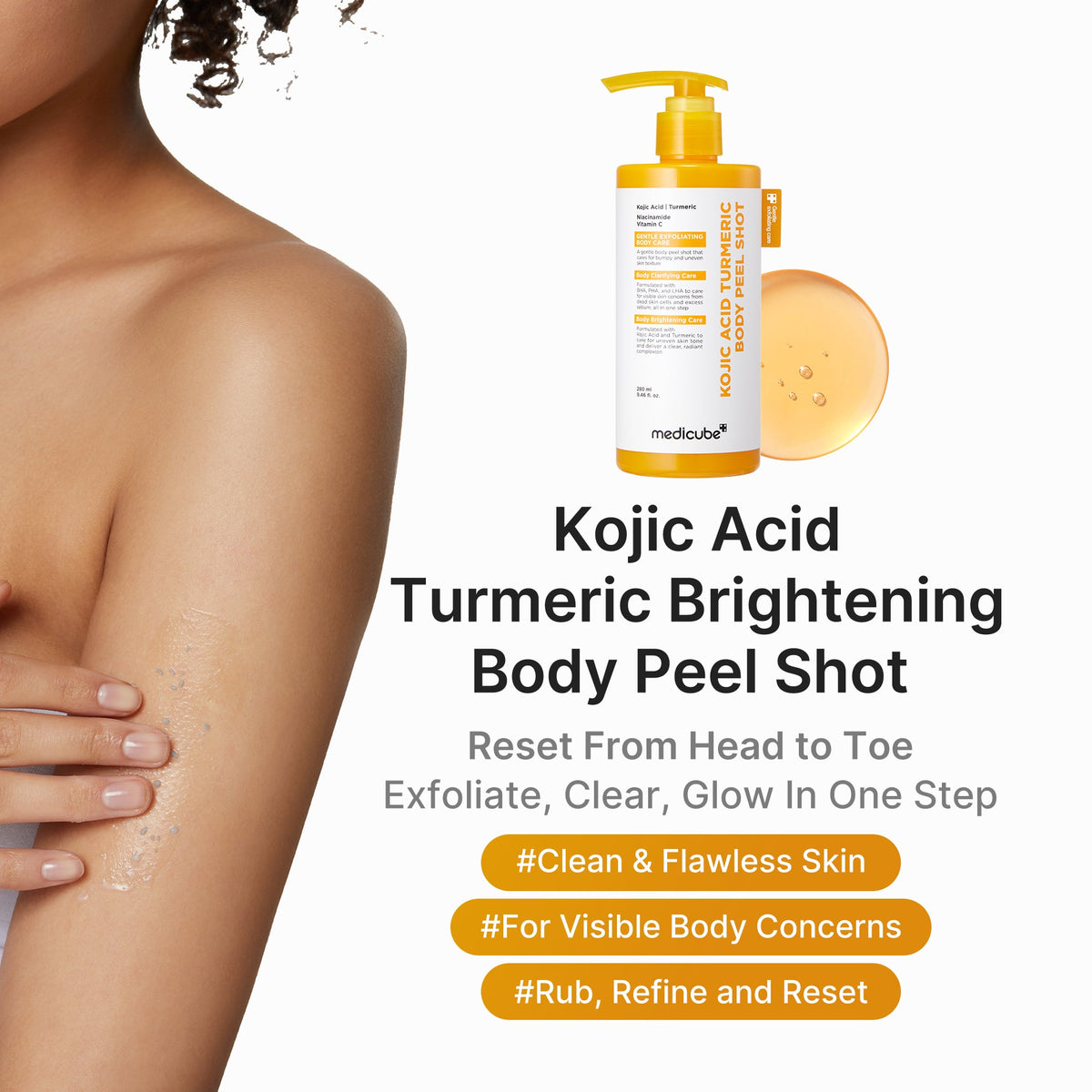 Kojic Acid Turmeric Body Peel Shot R5