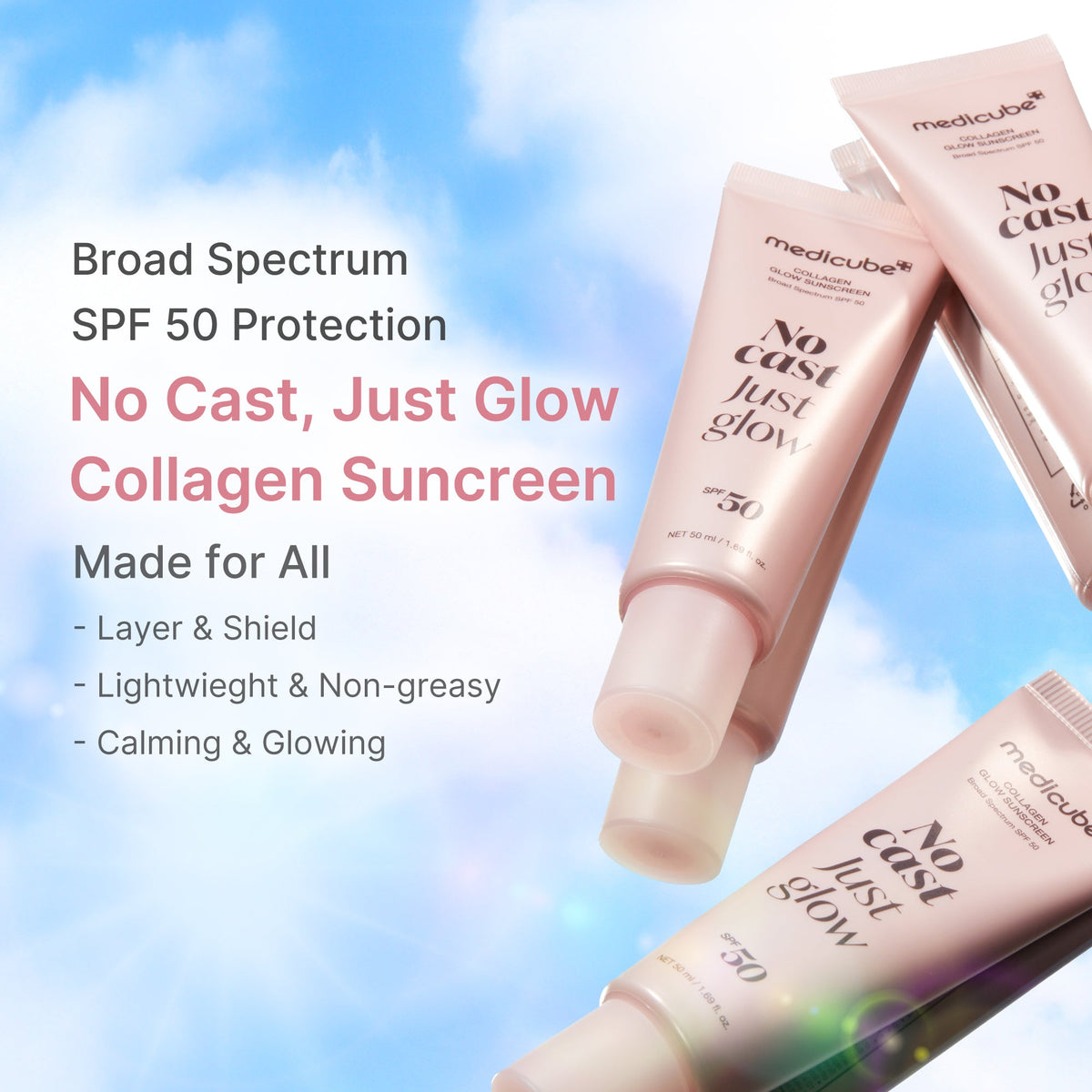 No Cast Just Glow Collagen Sunscreen Z3