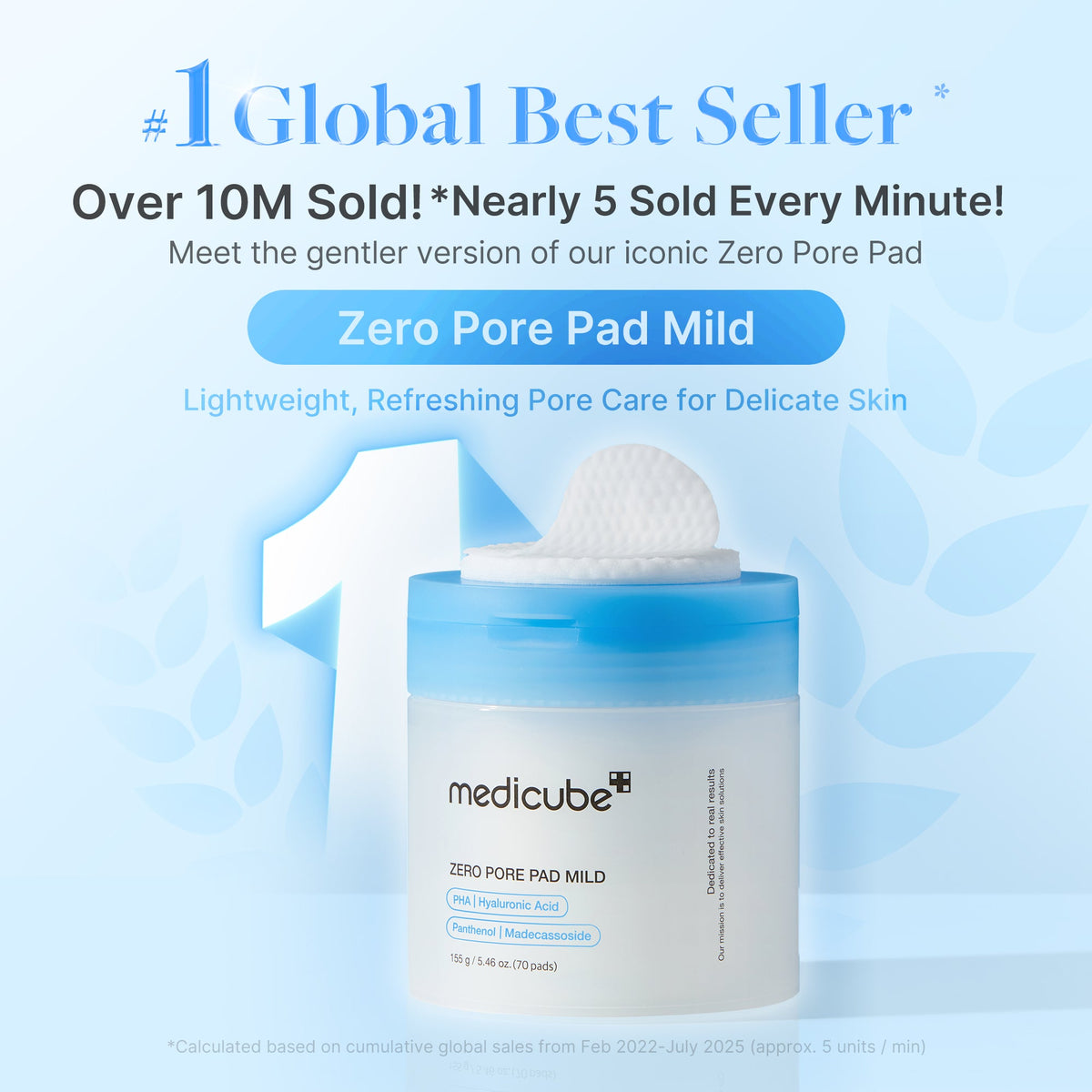 Zero Pore Madecassoside Pads (Mild) T9