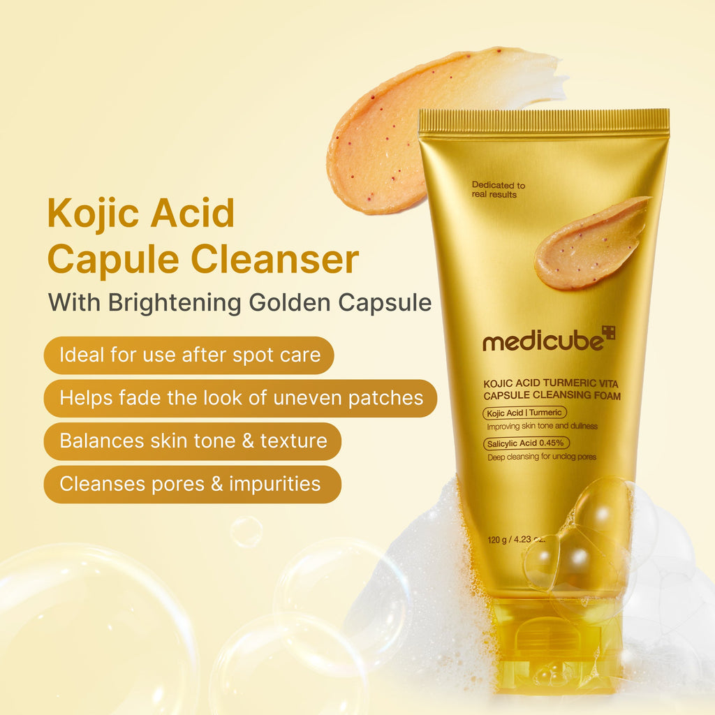 Kojic Acid Turmeric Vita Capsule Foam Cleanser L3