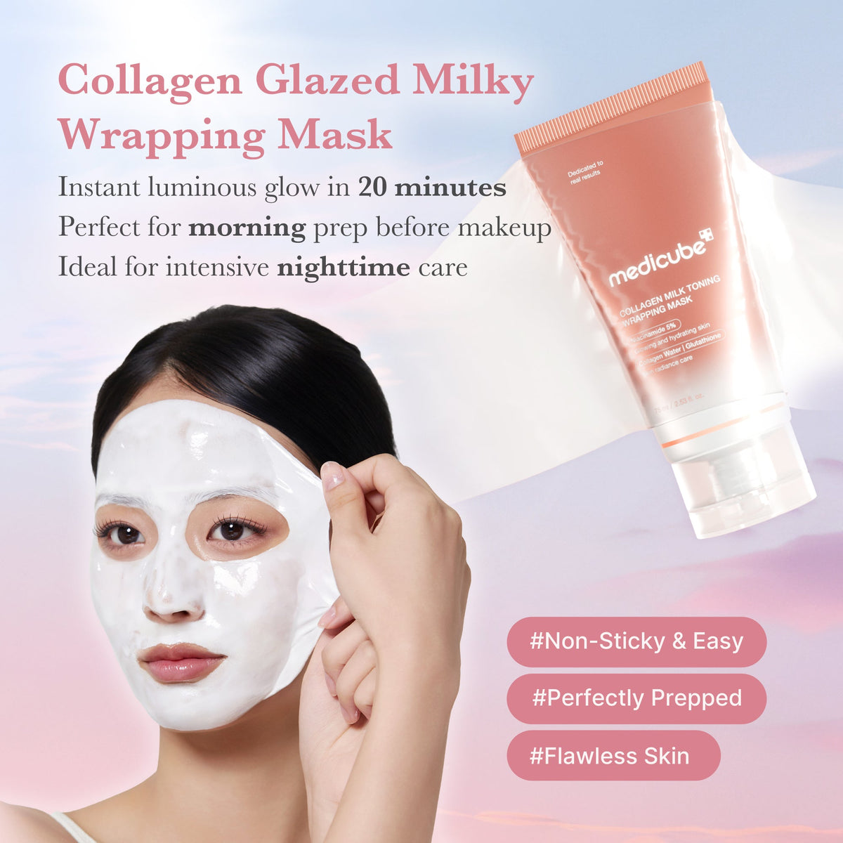 Collagen Milky Glow Daytime Wrapping Mask P6