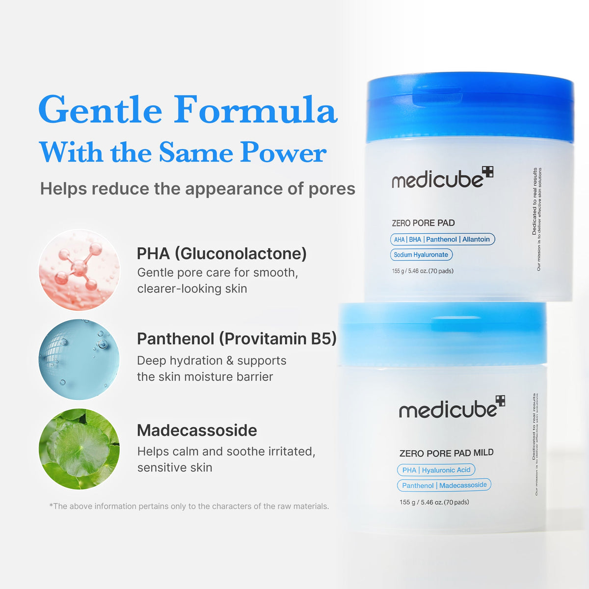 Zero Pore Madecassoside Pads (Mild) T9