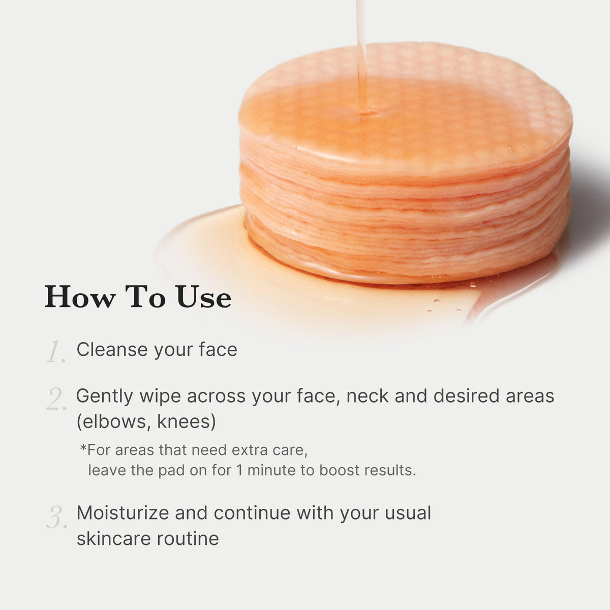 Red Succinic Acid Panthenol Pads B1