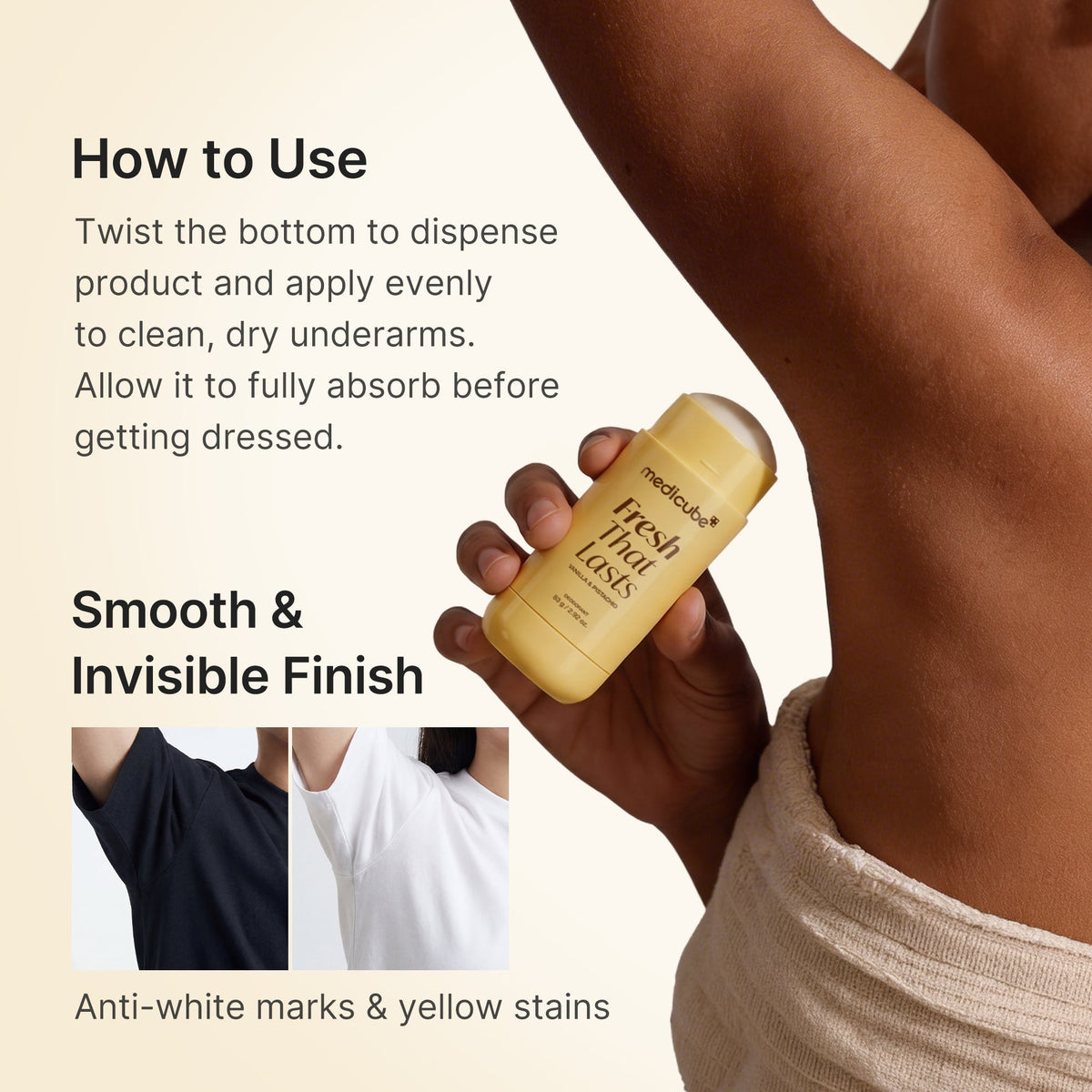 Kojic Acid Brightening Deodorant (Vanilla & Pistachio) P5
