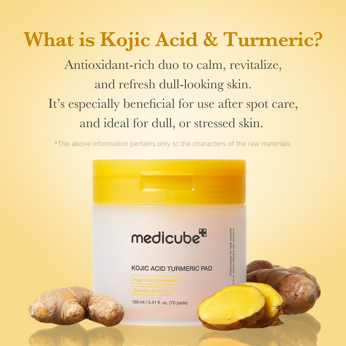 Kojic Acid Tumeric Toner Pad D6