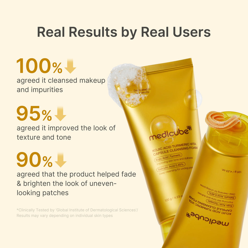Kojic Acid Turmeric Vita Capsule Foam Cleanser L3