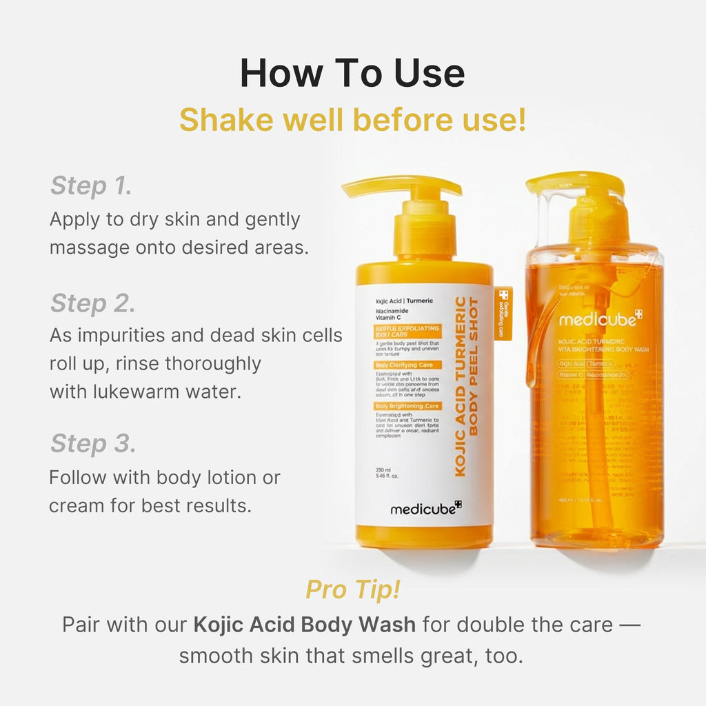 Kojic Acid Turmeric Body Peel Shot R5