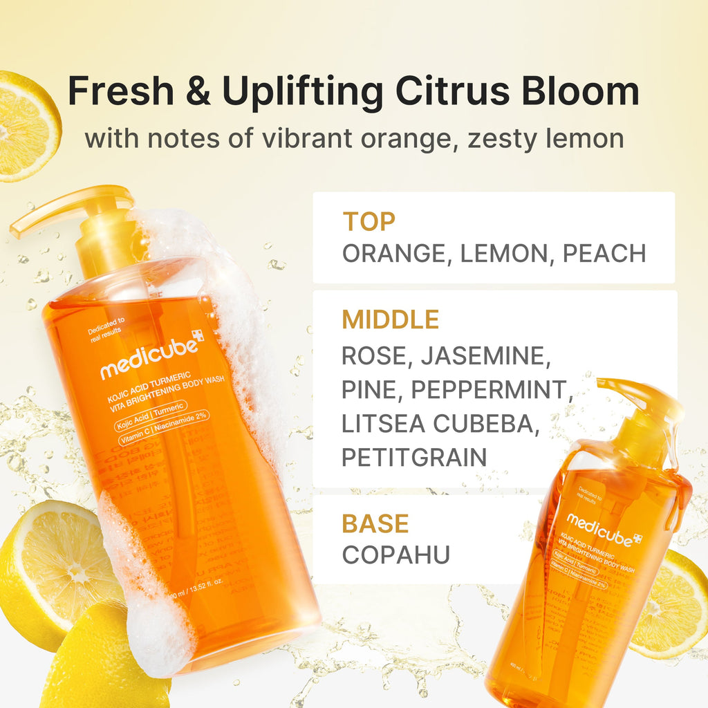 Kojic Acid Turmeric Brightening Body Wash M5