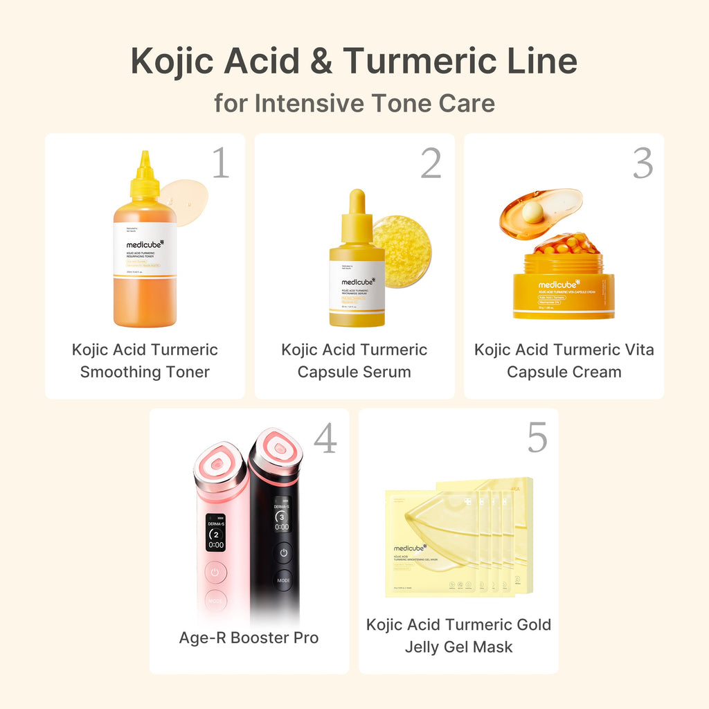 Kojic Acid Turmeric Vita Capsule Cream X4