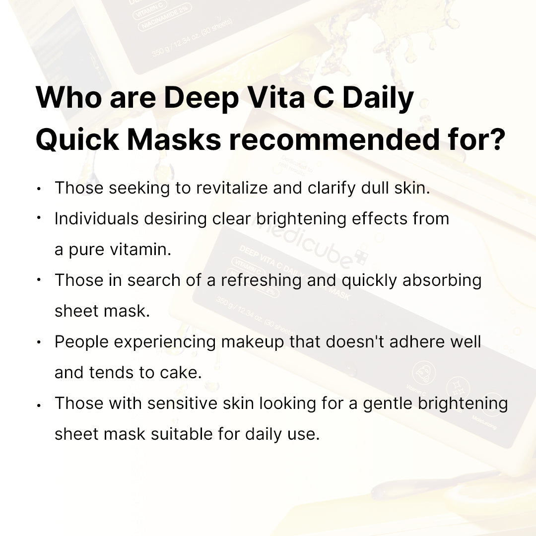 Deep Vita C Daily Quick Masks C1