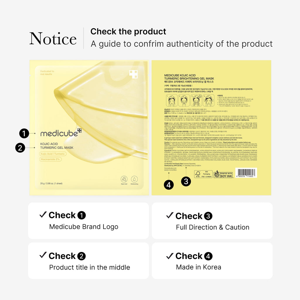 Kojic Acid Turmeric Gold Jelly Gel Mask Z4