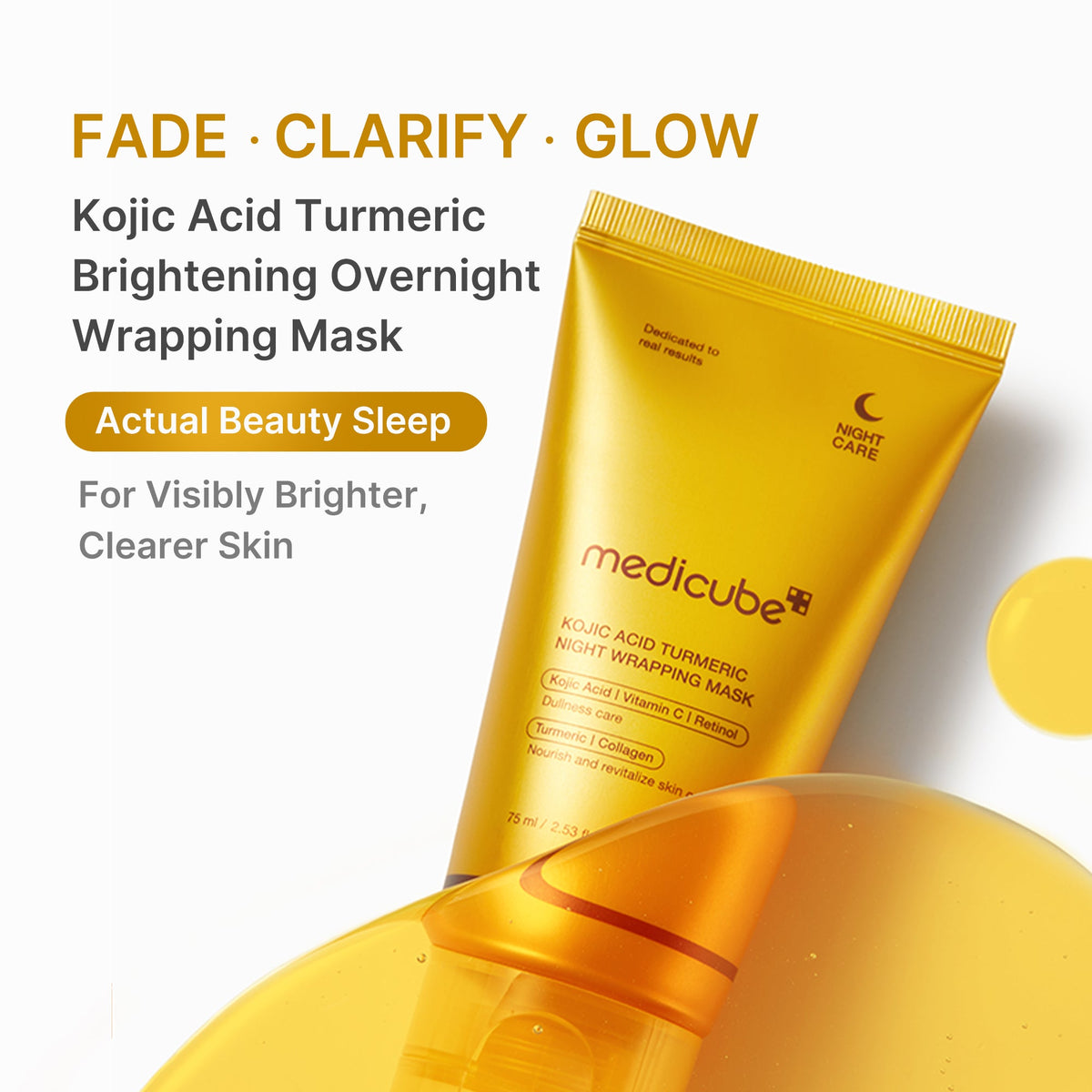 Kojic Acid Turmeric Overnight Wrapping Mask F7