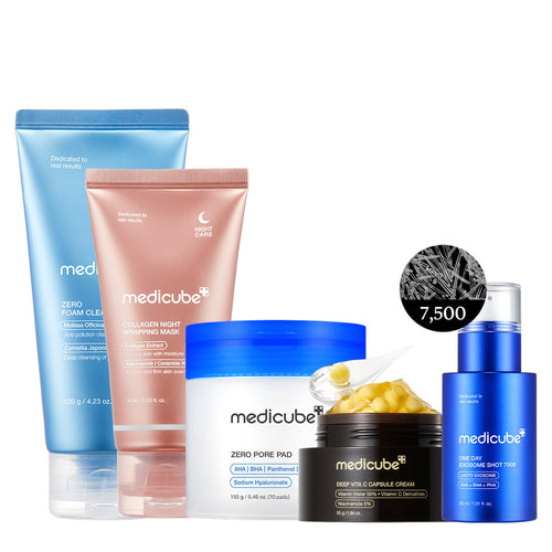 Affordable Glass Glow 7-Day Skincare Set W7