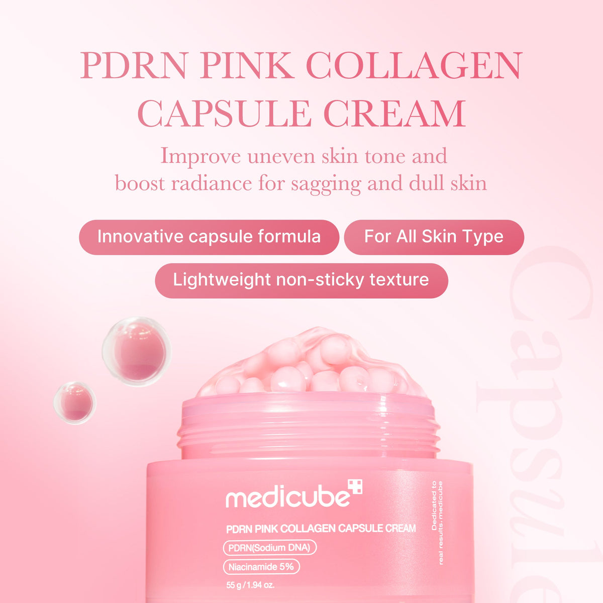 PDRN Pink Collagen Capsule Cream M0