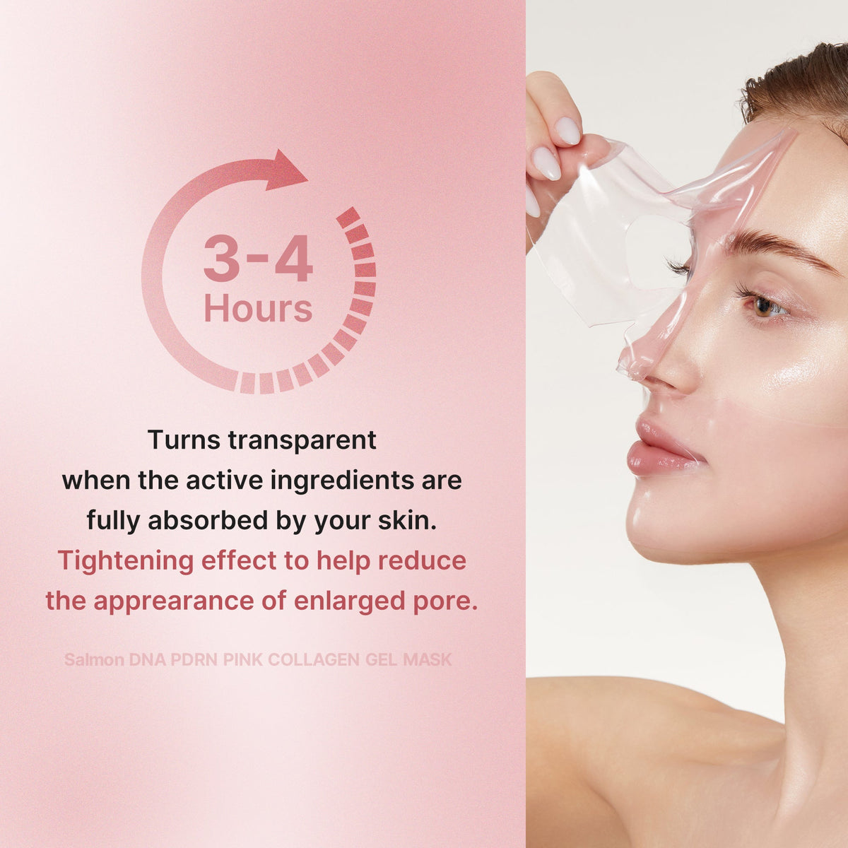 Salmon PDRN Pink Collagen Jelly Gel Mask S1