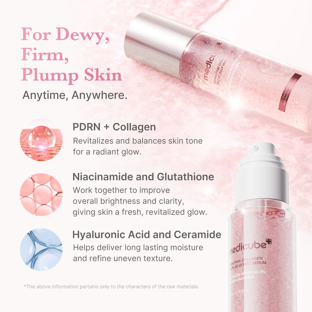 PDRN Pink Collagen Glow Jelly Mist Serum P1