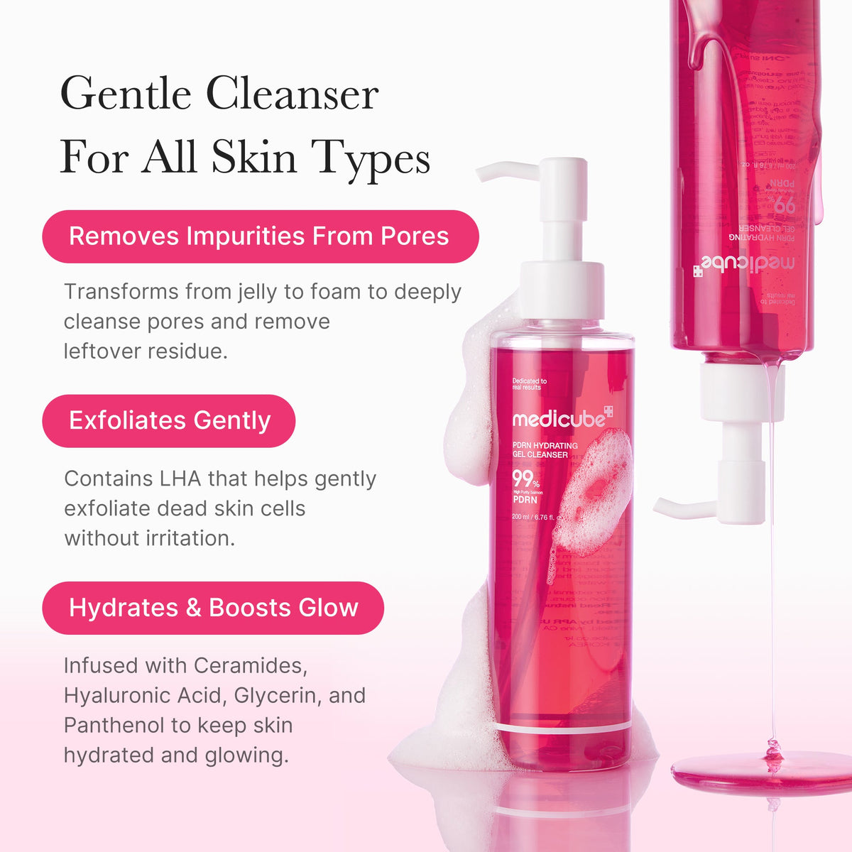 PDRN Pink Gel Cleanser W8