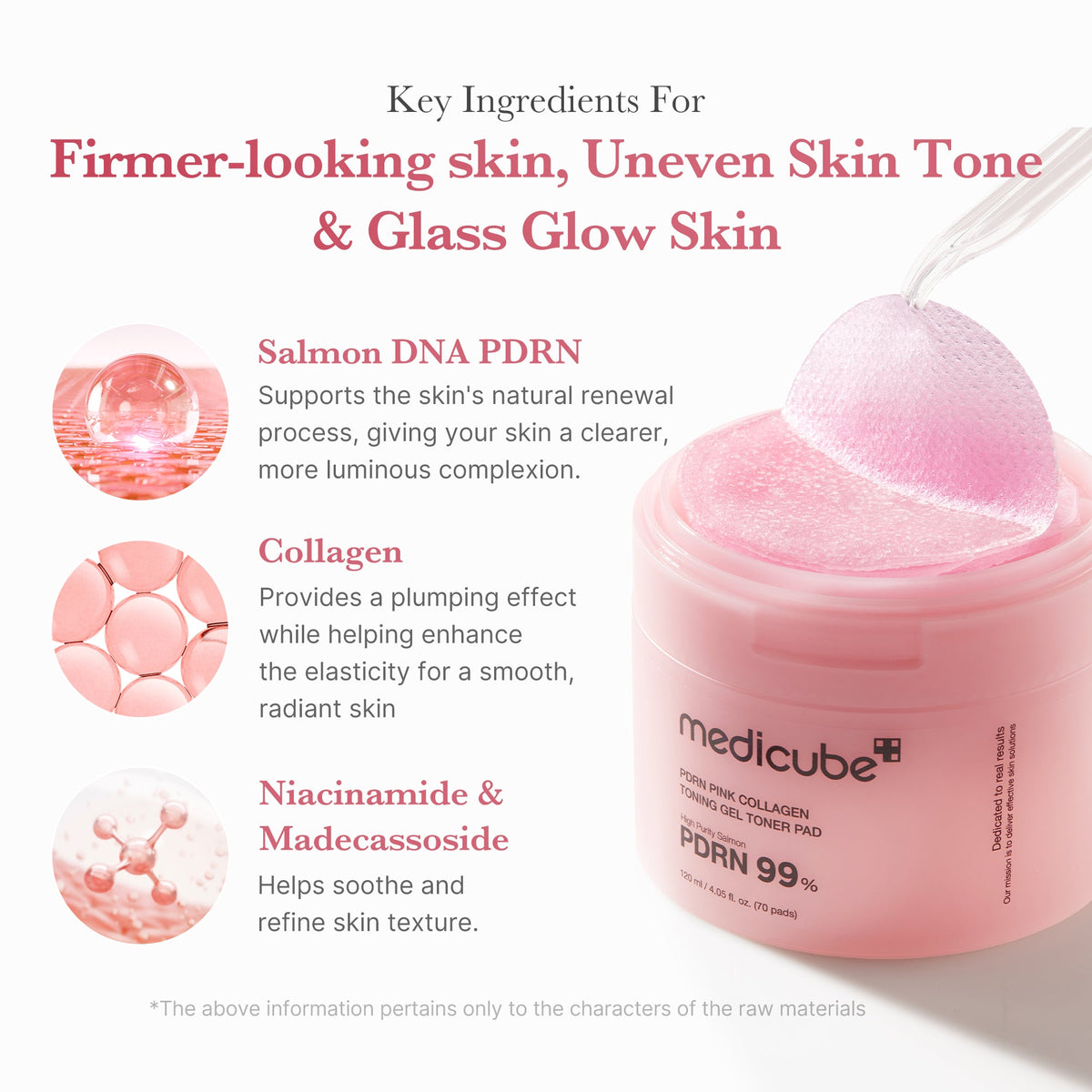 PDRN Pink Collagen Gel Toner Pad L6