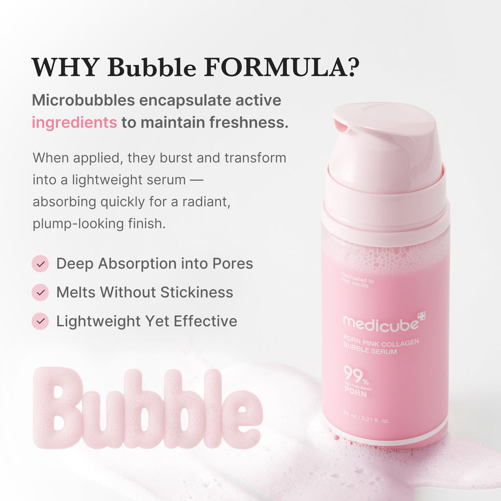PDRN Pink Collagen Bubble Serum X6