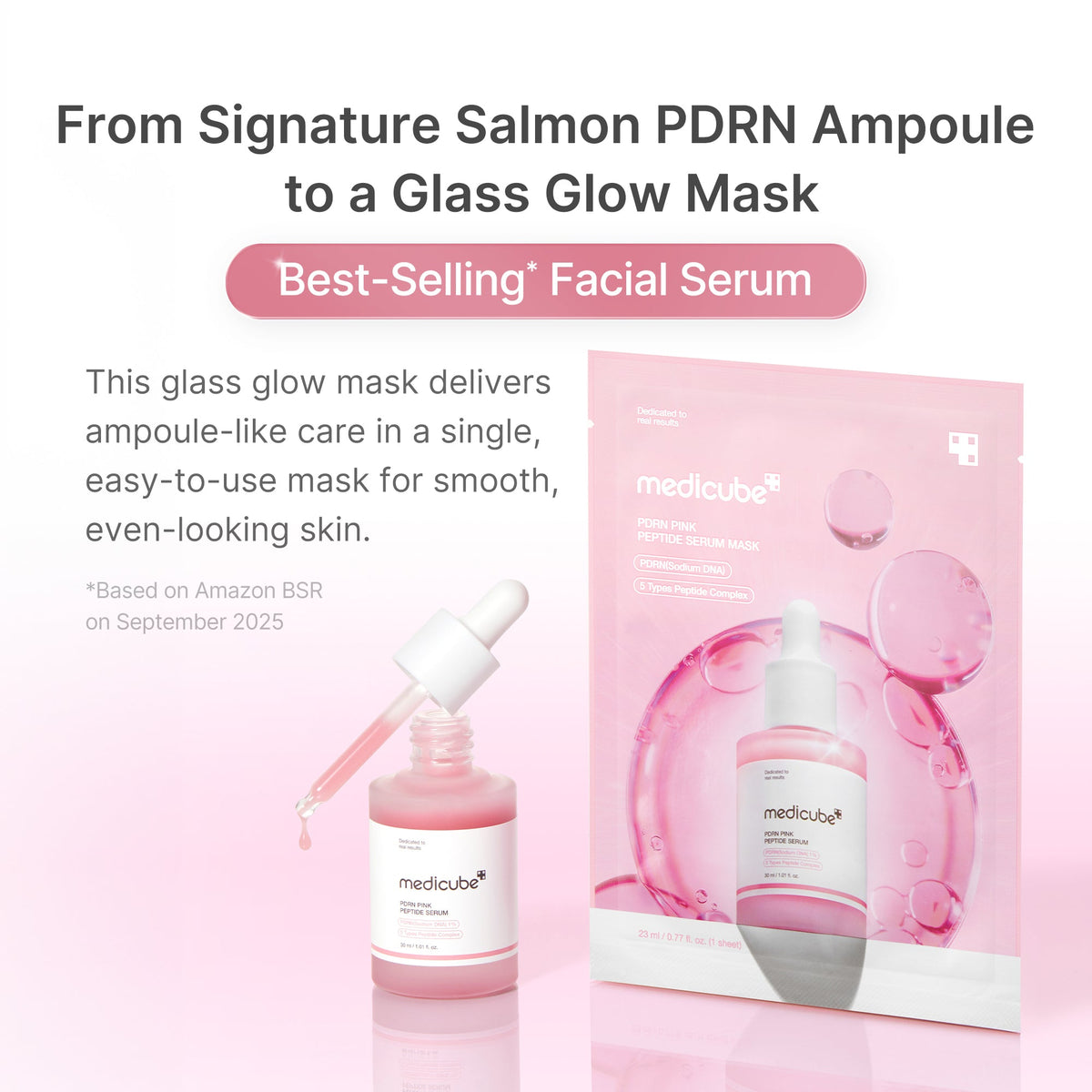 PDRN Pink Peptide Ampoule Mask K7