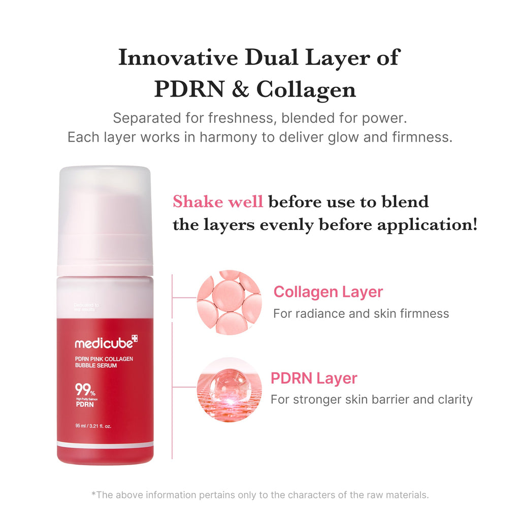 PDRN Pink Collagen Bubble Serum X6