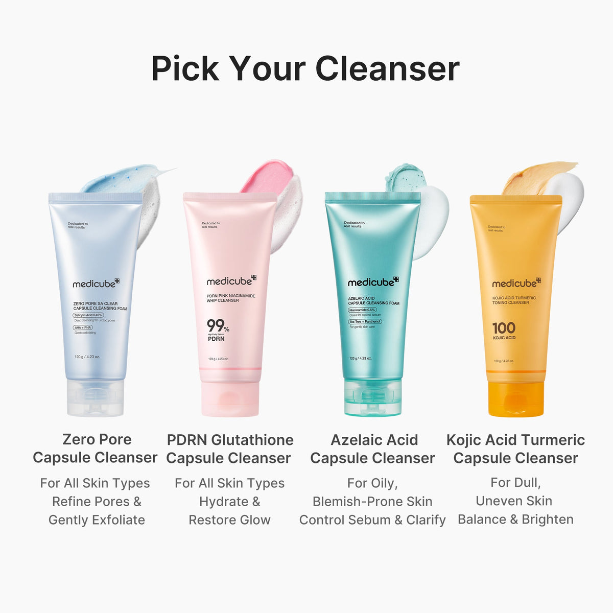 PDRN Pink Glutathione Capsule Foam Cleanser U0