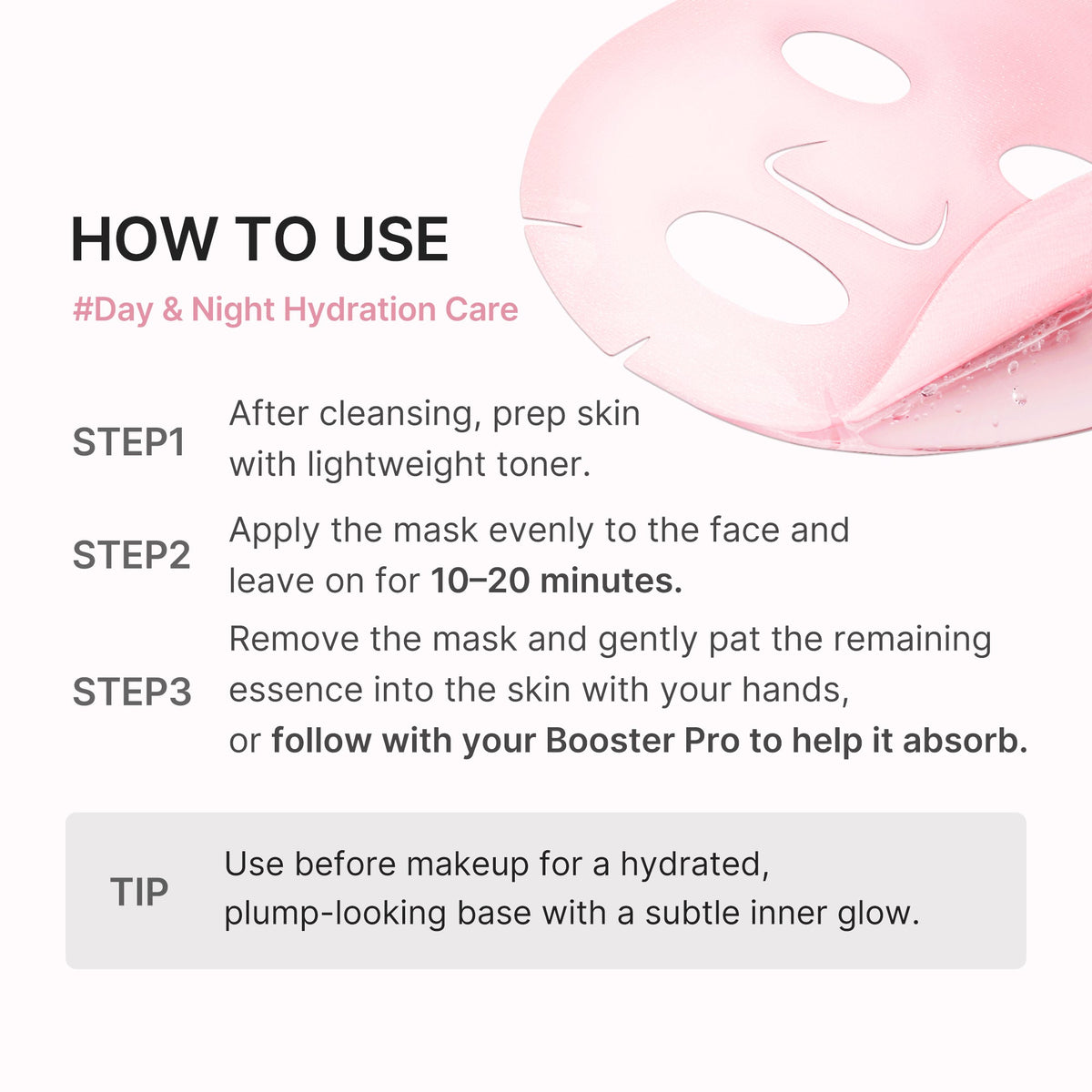 PDRN Pink Peptide Ampoule Mask K7