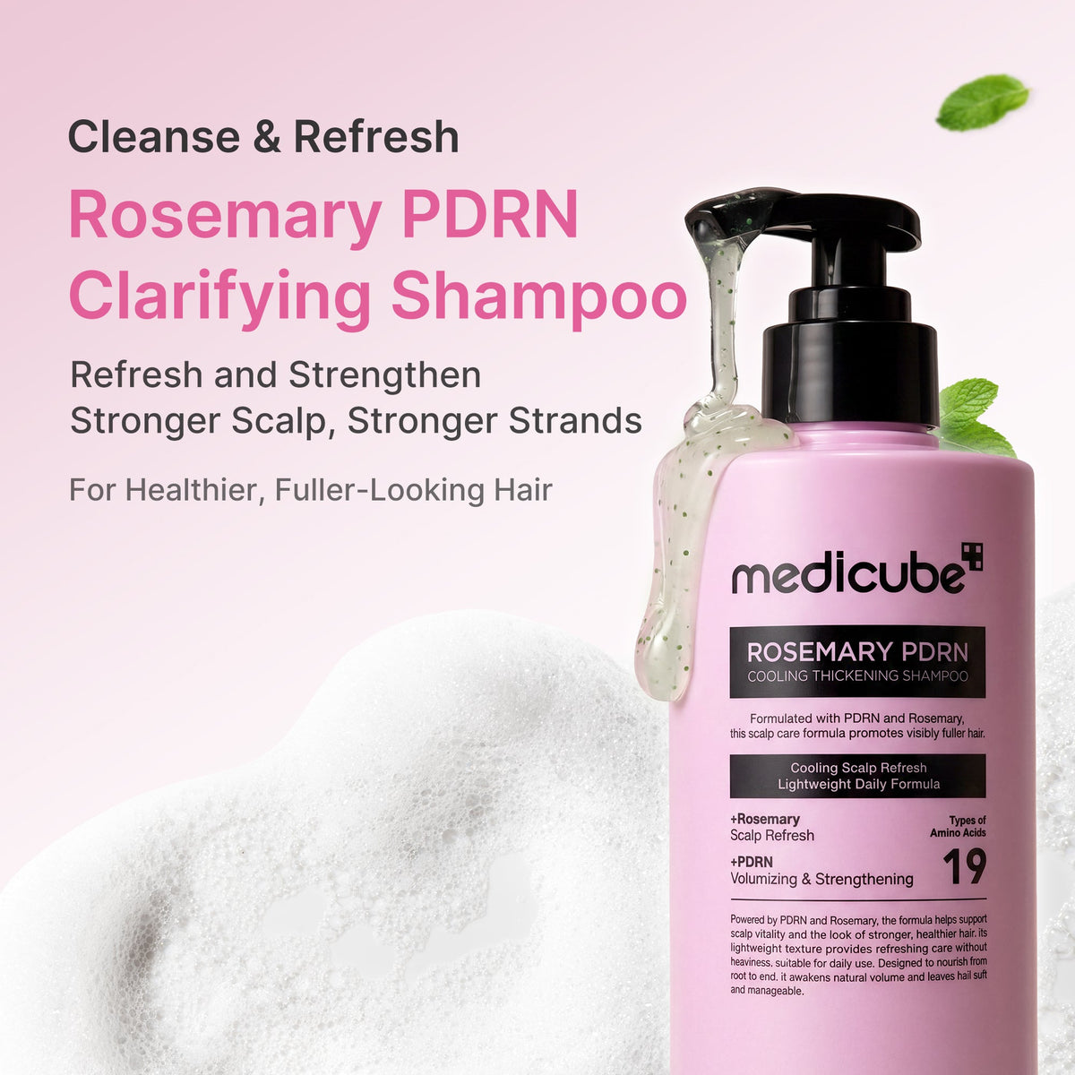 Rosemary PDRN Cooling Thickening Shampoo Y3