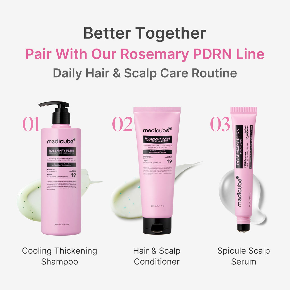 Rosemary PDRN Cooling Thickening Shampoo Y3